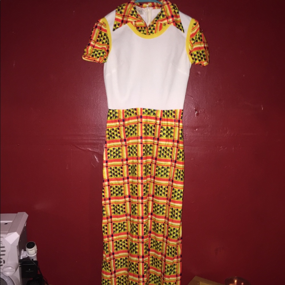 Authentic Vintage Late 60s Early 70s Dress
